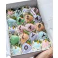 20pcs PASTEL RAINBOW UNICORN Chocolate Strawberries Gift Box (Custom Wording)